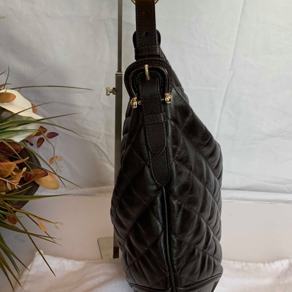 Burberry Quilted Hand bag- chocolate - Picture 4 of 9